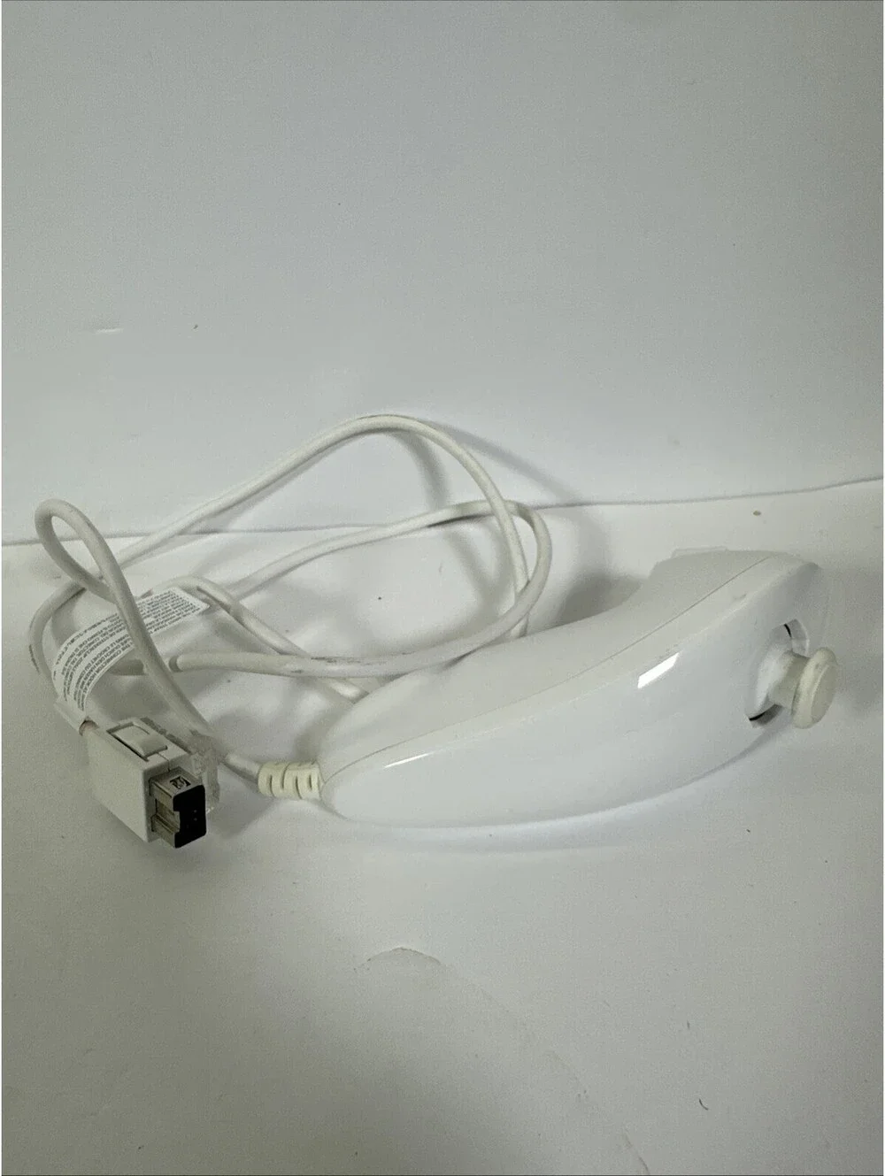OEM Official Nintendo Brand White Nunchuck for Nintendo Wii Remote Controllers